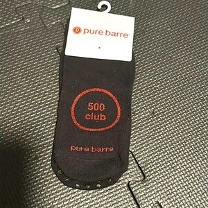 Pure Barre Socks-size Medium -500 Club -NEW